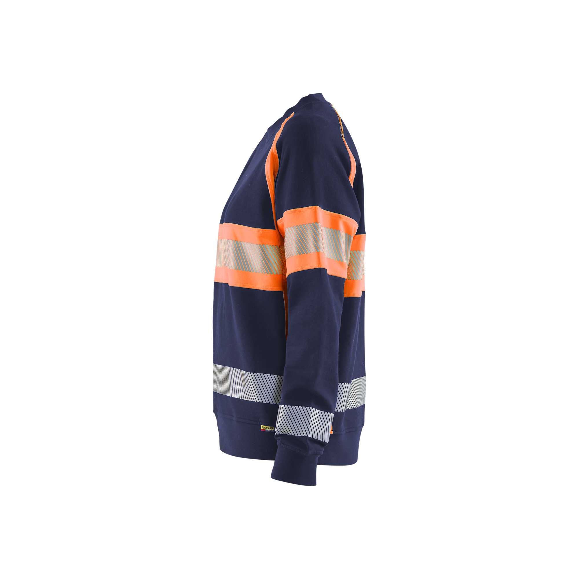 BLAKLADER 34091158 Hi Vis Reflective Sweatshirt WOMEN - 100% Cotton